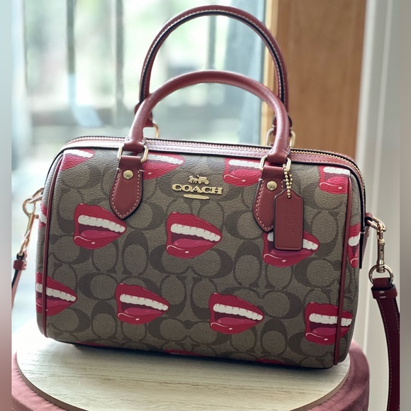 Coach X Tom Wesselmann Rowan Satchel In Signature Canvas Bag - Picture 1 of 8